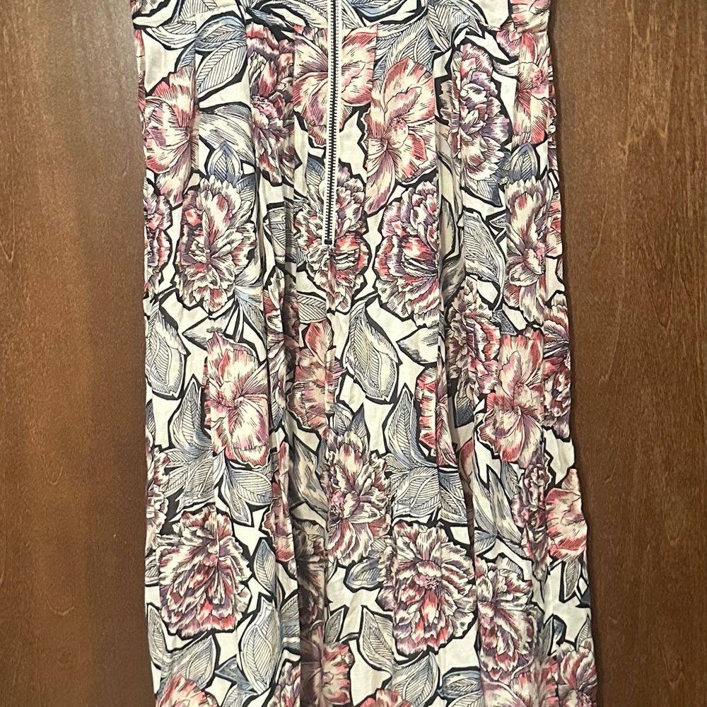 French Connection Floral Maxi Dress - Pink and Cream - Picture 2 of 7